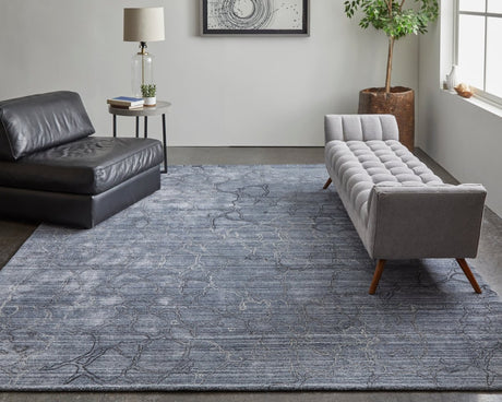 Feizy Whitton Wtn8892F Gray/Blue Rug.