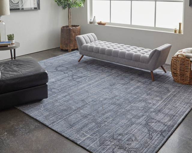 Feizy Whitton Wtn8892F Gray/Blue Rug.