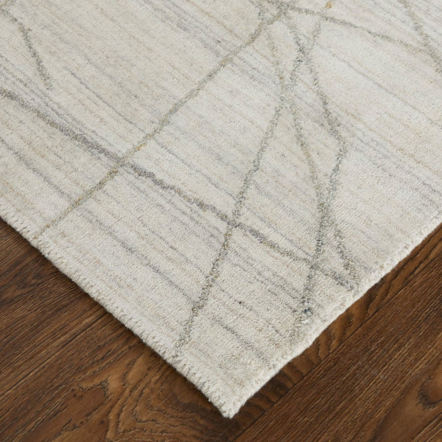 Feizy Whitton Wtn8894F Ivory/Gray Rug.