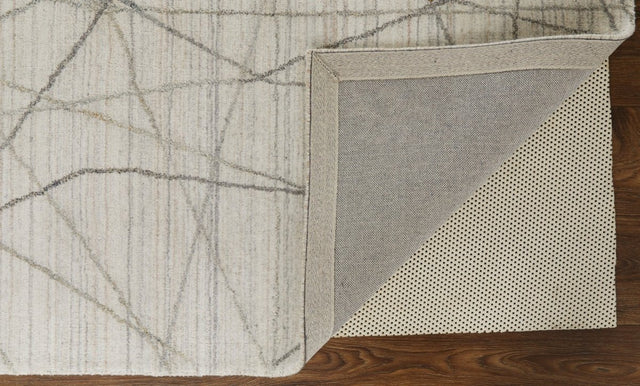 Feizy Whitton Wtn8894F Ivory/Gray Rug.