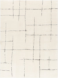 Surya Freud Feu-2300 Ivory, Black Area Rug