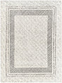 Surya Freud Feu-2301 Ivory, Black Rug.