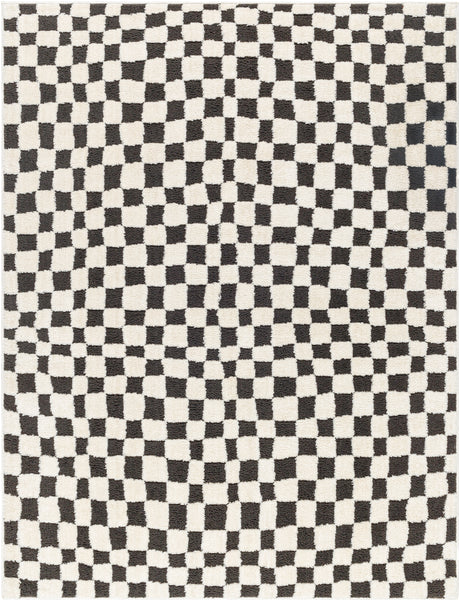Surya Freud Feu-2302 Black, Ivory Rug.