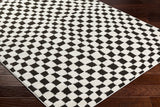 Surya Freud Feu-2302 Black, Ivory Rug.
