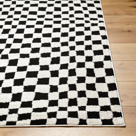 Surya Freud Feu-2302 Black, Ivory Rug.