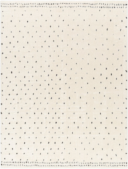 Surya Freud Feu-2303 Ivory, Black Area Rug