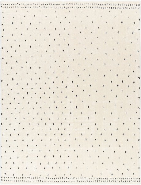 Surya Freud Feu-2303 Ivory, Black Rug.
