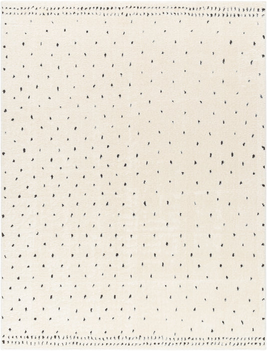 Surya Freud Feu-2303 Ivory, Black Area Rug