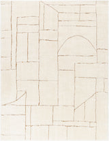 Surya Freud Feu-2308 Ivory, Brown Rug.
