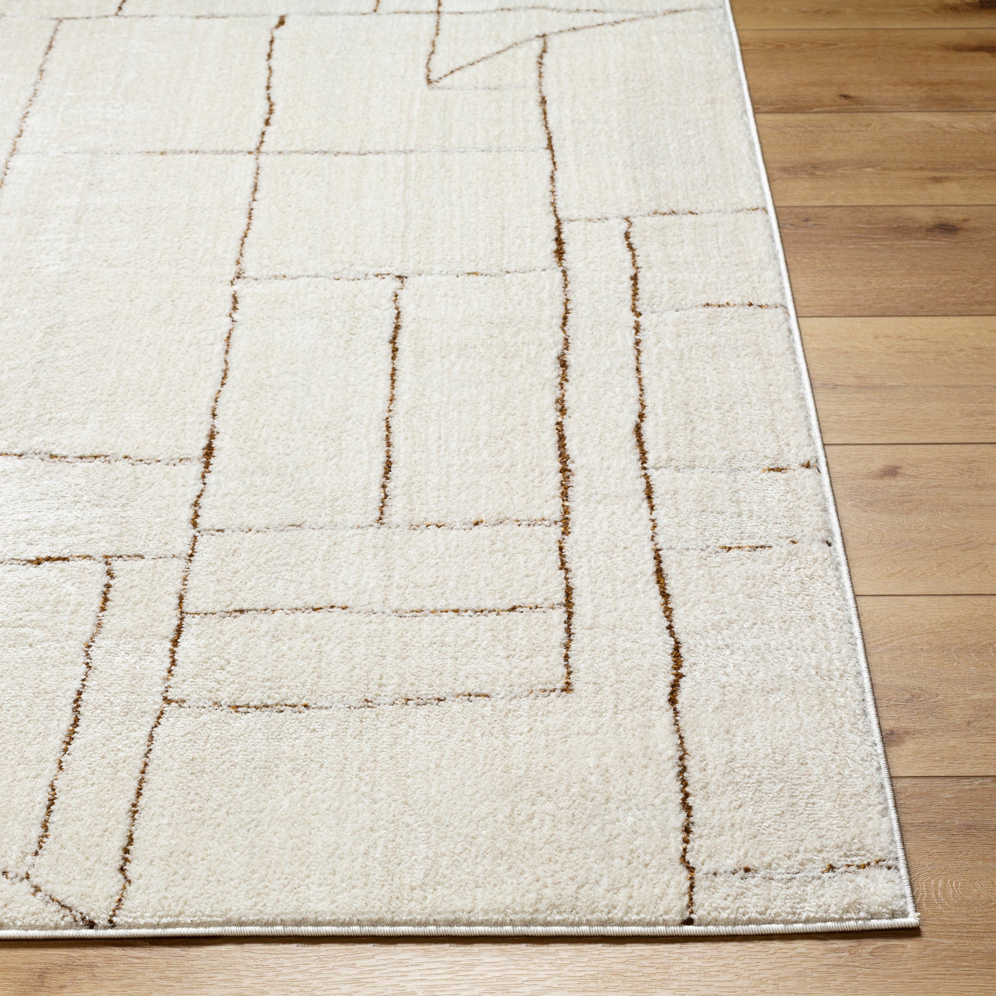 Surya Freud Feu-2308 Ivory, Brown Area Rug