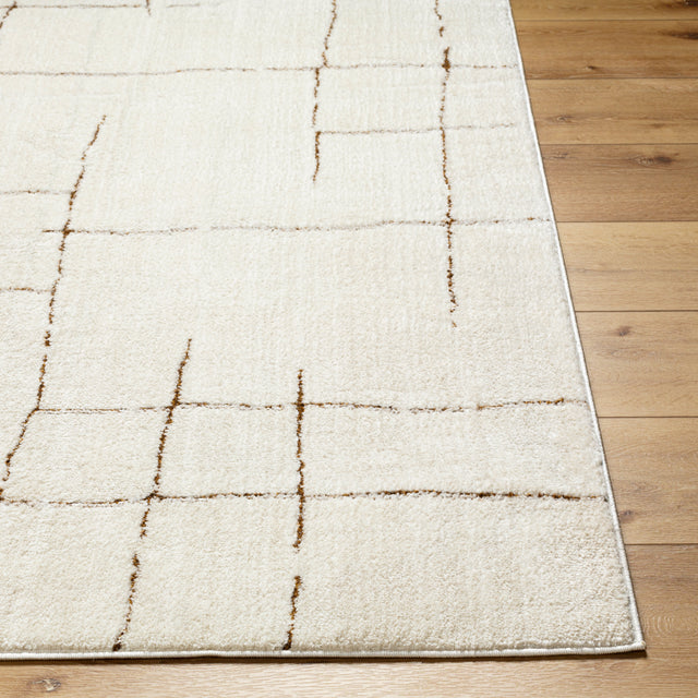 Surya Freud Feu-2310 Ivory, Brown Rug.