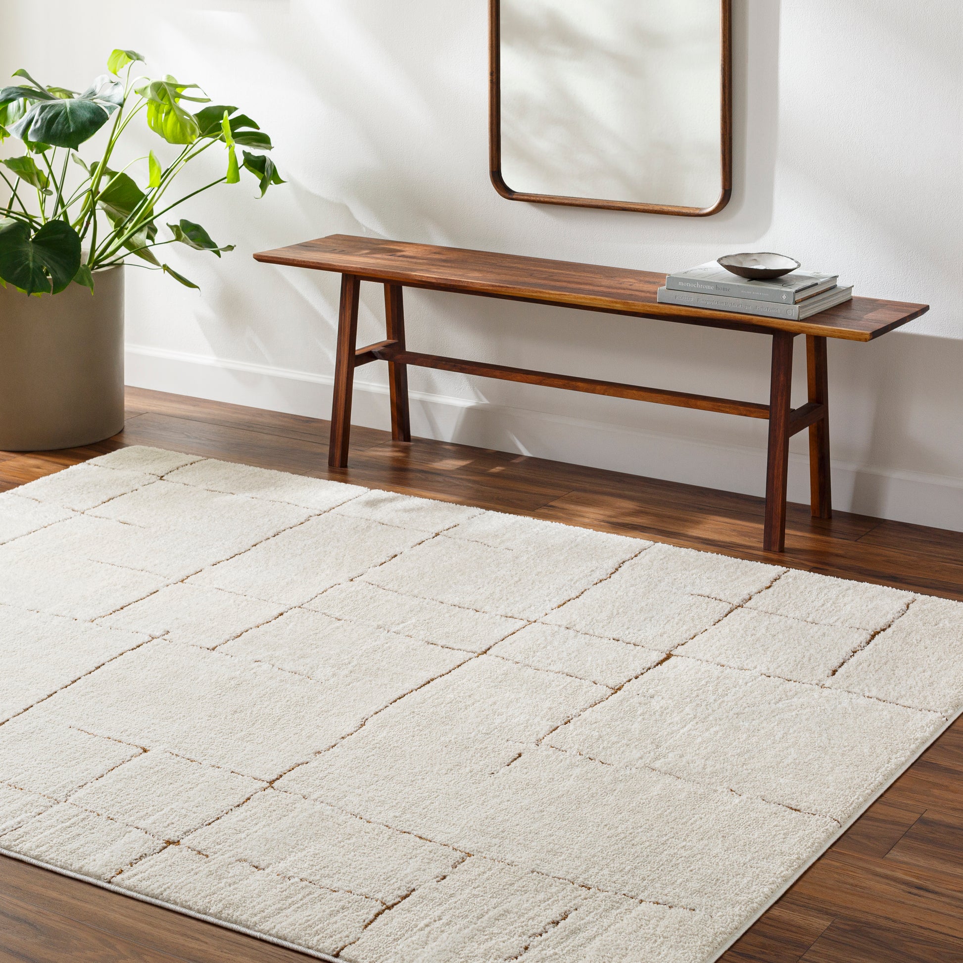 Surya Freud Feu-2310 Ivory, Brown Area Rug