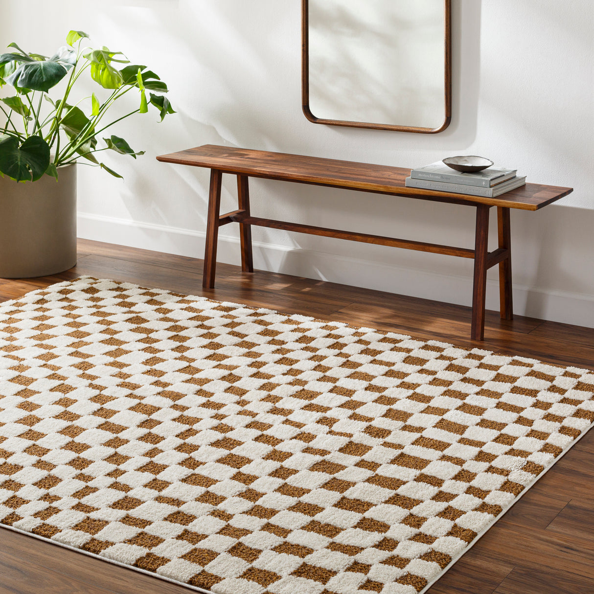 Surya Freud Feu-2317 Ivory, Brown Rug.