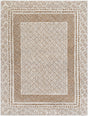 Surya Freud Feu-2320 Ivory, Brown Rug.