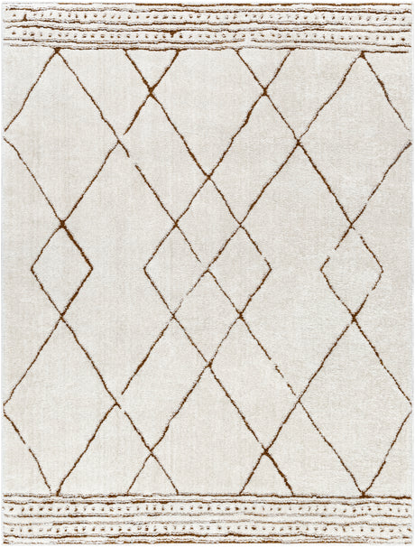 Surya Freud Feu-2323 Ivory, Brown Rug.