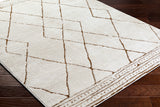 Surya Freud Feu-2323 Ivory, Brown Rug.