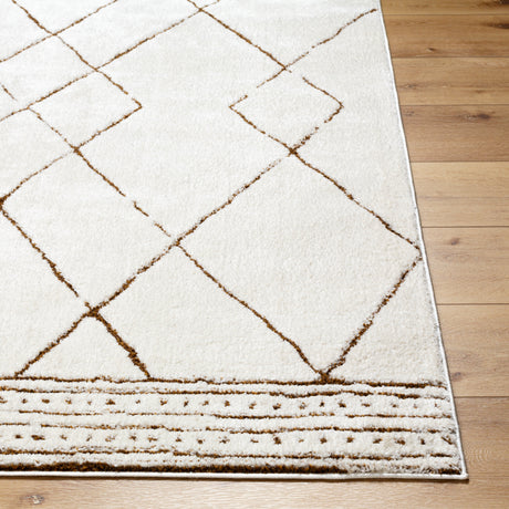 Surya Freud Feu-2323 Ivory, Brown Rug.