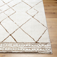 Surya Freud Feu-2323 Ivory, Brown Area Rug