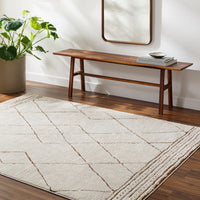 Surya Freud Feu-2323 Ivory, Brown Area Rug