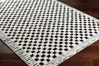 Surya Freud Feu-2325 Ivory, Black Area Rug