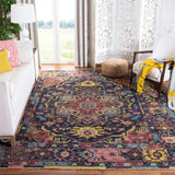 Safavieh Izmir 6'-0" x 9'-0" Rug in Blue / Rust