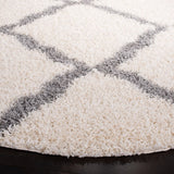 Safavieh Sgd-Dallas Shag 6'-0" x 6'-0" Rug in Ivory / Grey