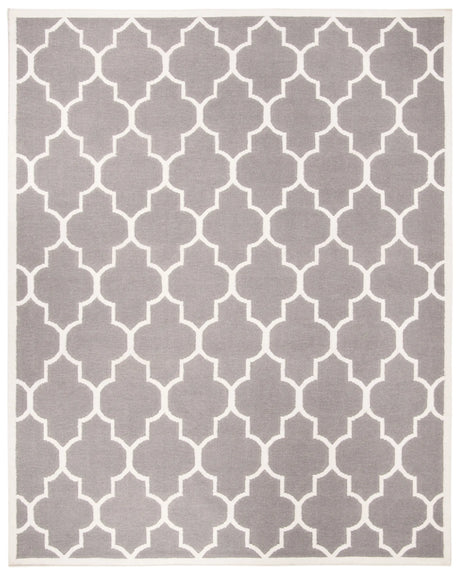 Safavieh Dhurries 10'-0" x 14'-0" Rug in Grey / Ivory