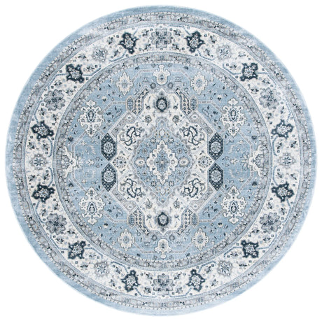 Safavieh Isabella 6'-7" x 6'-7" Rug in Blue / Creme