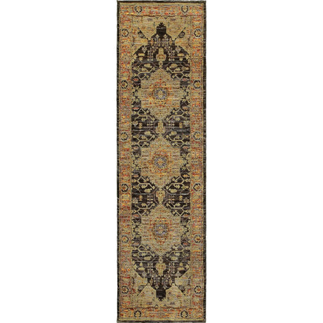 Oriental Weavers Sphinx Andorra 7138B Gold/Grey Rugs - runner