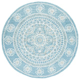Safavieh Blossom 6'-0" x 6'-0" Rug in Blue / Ivory