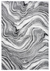 Safavieh Meadow 500 4'-0" x 6'-0" Rug in Black / Grey