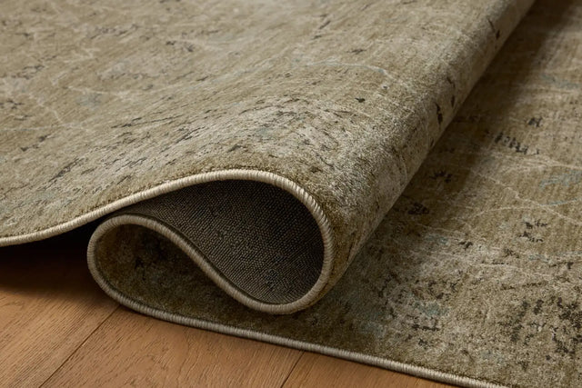 Loloi Briar BRR-02 Olive / Stone Rug - pile height