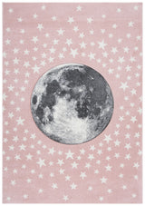 Safavieh Carousel Kids 100 4'-0" x 6'-0" Rug in Pink / Grey
