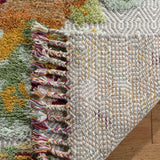 Safavieh Kenya 6'-0" x 9'-0" Rug in Orange / Light Grey