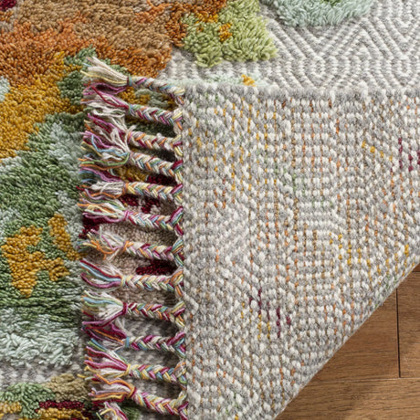 Safavieh Kenya 6'-0" x 9'-0" Rug in Orange / Light Grey