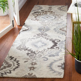 Safavieh Suzani 2'-3" x 8'-0" Rug in Ivory / Grey