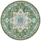 Safavieh Madison 10'-0" x 10'-0" Rug in Green / Turquoise