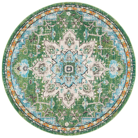 Safavieh Madison 10'-0" x 10'-0" Rug in Green / Turquoise