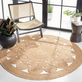 Safavieh Natural Fiber 5'-0" x 5'-0" Rug in Natural