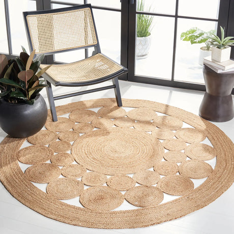 Safavieh Natural Fiber 5'-0" x 5'-0" Rug in Natural
