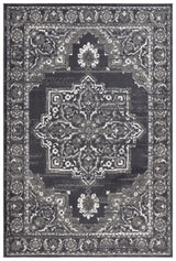 Safavieh Pyramid 4'-5" x 6'-5" Rug in Charcoal / Ivory