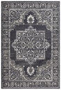 Safavieh Pyramid 4'-5" x 6'-5" Rug in Charcoal / Ivory