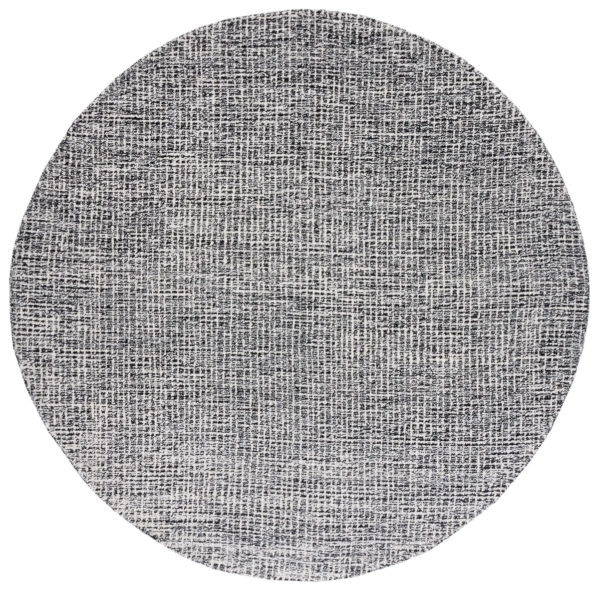 Safavieh Abstract 6'-0" x 6'-0" Rug in Black / Ivory