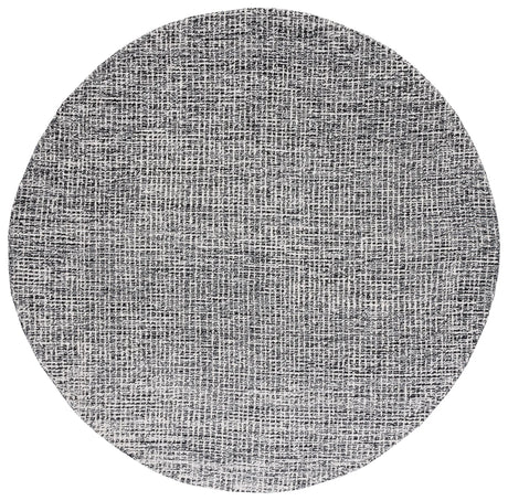 Safavieh Abstract 6'-0" x 6'-0" Rug in Black / Ivory