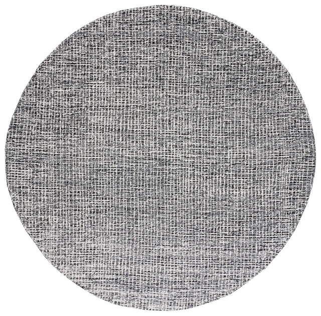 Safavieh Abstract 6'-0" x 6'-0" Rug in Black / Ivory
