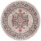 Safavieh Luna 6'-7" x 6'-7" Rug in Beige / Black Rust