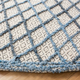 Safavieh Trace 6'-0" x 6'-0" Rug in Blue / Black