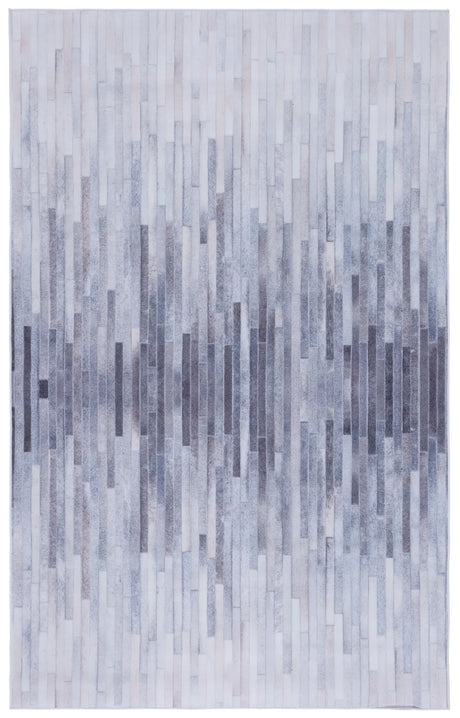Safavieh Faux Hide 4'-0" x 6'-0" Rug in Ivory / Light Grey