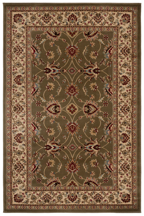 Safavieh Lyndhurst 3'-3" x 5'-3" Rug in Green / Ivory