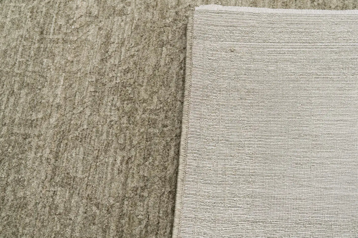 Dynamic Rugs Meadow 17973 Power Loomed Traditional Sage/Beige Rug - Corner